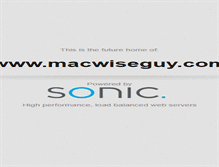 Tablet Screenshot of macwiseguy.com